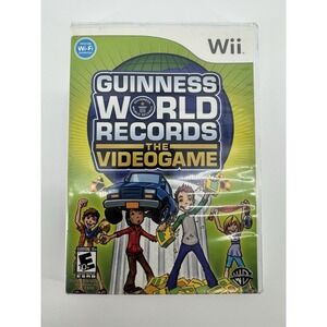 Guinness World Records The Video Game Nintendo Wii Warner Bros With Manual CIB